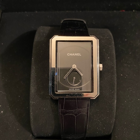 Chanel Boy-Friend black Guilloche Dial watch - Picture 5 of 6